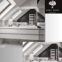 Lustro na poddasze z podświetleniem LED - NA WYMIAR - IZERA LED
